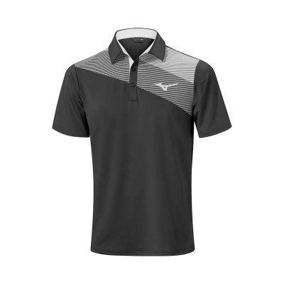 Camisa Polo Mizuno Elite Fade Hombre - Negros - Chile M670ICNTDR